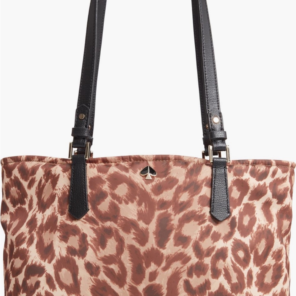 Kate Spade Tan and Brown Animal Print Tote